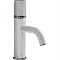 Смеситель для раковины Boheme Stick 121-W-MR-WHITE Белый — фото 1, Смесители