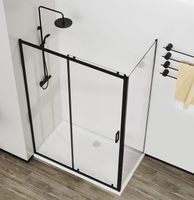 Товар: Душевой уголок Vincea City 110x90 VSR-5CT9011CLB профиль Черный стекло прозрачное - фото 3 Душевой уголок Vincea City 110x90 VSR-5CT9011CLB профиль Черный стекло прозрачное — фото 3, Душевые уголки