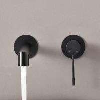 Смеситель для раковины Vincea Desire VBFW-1D1MB Черный матовый — фото 6, Смесители для раковины