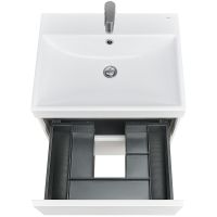 Тумба под раковину Roca Ona 60 A857613509 подвесная Белая матовая — фото 3, Мебель для ванной