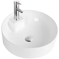 Раковина-чаша Aquatek Европа 40 AQ5212-00 Белая — фото 1, Раковины накладные