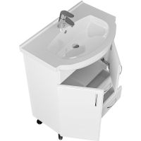 Тумба под раковину СанТа Элеганс 65 201103 Белая — фото 3, Тумбы под раковину