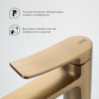 Товар: Смеситель для раковины Splenka S31.10.03 Золото матовое - фото 6 Смеситель для раковины Splenka S31.10.03 Золото матовое — фото 6, Смесители для раковины