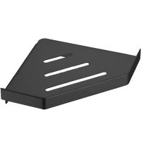 Металлическая полка Boheme New Venturo 10318-B угловая Черная — фото 1, Полки для ванной и душа