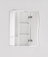 Товар: Зеркальный шкаф Style Line Эко волна Лилия 55 С с подсветкой Белый глянец - фото 8 Зеркальный шкаф Style Line Эко волна Лилия 55 С с подсветкой Белый глянец — фото 8, Мебель для ванной