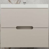 Тумба под раковину Style Line Матис 70 ЛС-00002309 подвесная Крем — фото 1, Мебель для ванной