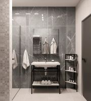 Товар: Зеркало DIWO Смоленск 80 ВП02 Черное - фото 3 Зеркало DIWO Смоленск 80 ВП02 Черное — фото 3, Мебель для ванной