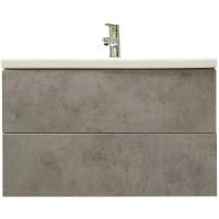 Товар: Тумба под раковину Marka One Mix 60П У76460 подвесная Чикаго светло-серый - фото 2 Тумба под раковину Marka One Mix 60П У76460 подвесная Чикаго светло-серый — фото 2, Тумбы под раковину