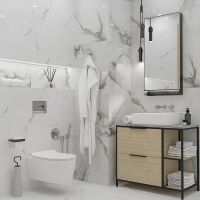 Керамогранит Royce Tile Carrara Marmo Matt R_NR1002 60х60 см — фото 6, Керамогранит