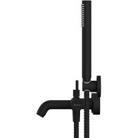 Смеситель для ванны Whitecross Y black Y1231BL Черный матовый — фото 2, Смесители