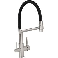 Товар: Смеситель для кухни Viko V-5605 Серебро Черный - фото 2 Смеситель для кухни Viko V-5605 Серебро Черный — фото 2, Смесители