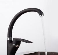 Смеситель для кухни Frap F4166-7 Черный матовый — фото 3, Смесители для кухни