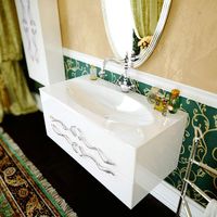 Шкаф пенал Clarberg Due amanti 25 DUE0525W Белый без ручек — фото 5, Пеналы для ванной комнаты