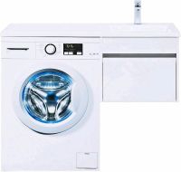 Тумба с раковиной Aquanet Токио 110 R 239209 подвесная Белая — фото 8, Тумбы с раковиной