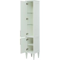 Товар: Шкаф пенал Aquanet Бостон 36 L 242219 Белый матовый - фото 5 Шкаф пенал Aquanet Бостон 36 L 242219 Белый матовый — фото 5, Мебель для ванной