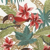 Обои Alessandro Allori Grace 1801-1 Винил на флизелине (1,06*10,05) Красный/Зеленый, Цветы — фото 1, Обои для стен
