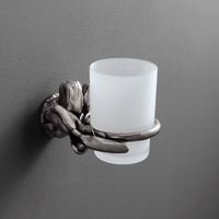 Стакан для зубных щеток Art&Max Tulip AM-0824-T Серебро — фото 1, Мыльницы