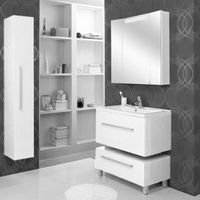 Товар: Тумба под раковину Aquaton Мадрид 100 М 1A126901MA010 подвесная Белая - фото 4 Тумба под раковину Aquaton Мадрид 100 М 1A126901MA010 подвесная Белая — фото 4, Мебель для ванной