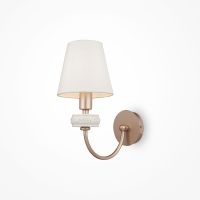 Настенный светильник Maytoni Elegant Roma ARM006WL-01G Кремовый Золото матовое — фото 5, Бра