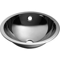 Раковина Nofer 31 13028.RB Глянцевая нержавеющая сталь — фото 1, Раковины