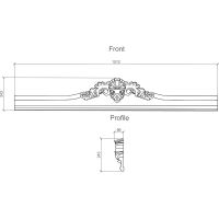Наличник Европласт 1.54.014 1495x243x66 мм — фото 2, Колонны