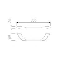 Товар: Полотенцедержатель Abber Nord AA1551 Хром - фото 3 Полотенцедержатель Abber Nord AA1551 Хром — фото 3, Полотенцедержатели