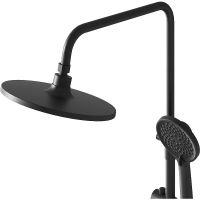 Душевая система Grossman Galaxy 500.K35.01.210 Черная матовая — фото 4, Душевые стойки