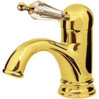 Смеситель для раковины Boheme Imperiale Presente 321 Золото — фото 1, Смесители