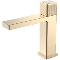 Смеситель для раковины Boheme Quad 159-G Золото — фото 1, Смесители