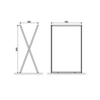 Полотенцедержатель Excellent Kobo DOEX.1800BL Черный — фото 3, Полотенцедержатели