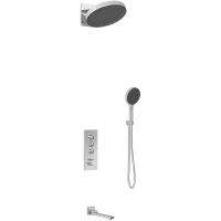 Душевая система Vincea Inspire VSFW-433TI3CH с термостатом Хром — фото 1, Встраиваемые душевые комплекты