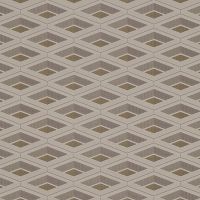 Обои Zambaiti Parati Vision 76016 Винил на флизелине (0,70*10,05) Коричневый/Серый, Геометрия/Ромб — фото 1, Обои для стен