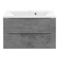 Тумба под раковину Vincea Mia 80 VMC-2MA800BT подвесная Beton — фото 2, Тумбы под раковину