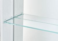 Зеркальный шкаф Aquaton Кантара 42 1A205702ANW70 угловой Дуб полярный — фото 8, Зеркальные шкафы в ванную