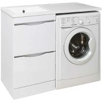 Тумба под раковину Runo Орион 105 00-00000145 Белая — фото 1, Тумбы под раковину