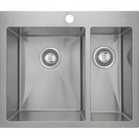 Кухонная мойка Seaman Eco Marino SMV-575DR.A Нержавеющая сталь — фото 1, Кухонные мойки