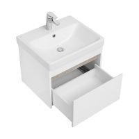 Товар: Тумба под раковину Aquaton Марти 55 1A263201MY010 подвесная Ясень шимо - фото 3 Тумба под раковину Aquaton Марти 55 1A263201MY010 подвесная Ясень шимо — фото 3, Мебель для ванной