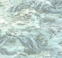 Обои Solo Lesoto SL8741-25 Винил на флизелине (1,06*10) Бирюзовый/Серый, Абстракция/Водопад — фото 1, Обои для стен