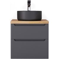 Товар: Тумба под раковину Jorno Wood 60 wood.01.60/P/GR подвесная Серая - фото 1 Тумба под раковину Jorno Wood 60 wood.01.60/P/GR подвесная Серая — фото 1, Тумбы под раковину