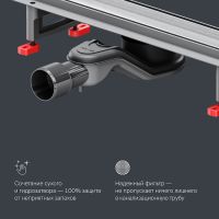 Товар: Душевой лоток AM.PM MasterFlow 90 W01SC-U11-090-04SB с решеткой Хром матовый / под плитку Tile - фото 26 Душевой лоток AM.PM MasterFlow 90 W01SC-U11-090-04SB с решеткой Хром матовый / под плитку Tile — фото 26, Душевые лотки