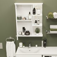 Товар: Зеркальный шкаф Onika Карина 60.01 L 206009 с подсветкой Белый - фото 2 Зеркальный шкаф Onika Карина 60.01 L 206009 с подсветкой Белый — фото 2, Зеркальные шкафы в ванную