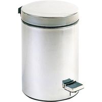 Ведро для мусора Nofer 09100.20.S Сатин — фото 1, Мусорные ведра