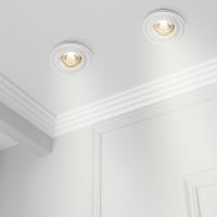 Встраиваемый светильник Maytoni Downlightt Gyps Classic DL283-1-01-W Белый — фото 2, Точечные светильники