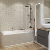 Акриловая ванна STWORKI Карлстад 170x75 без гидромассажа — фото 2, Ванны