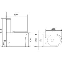 Товар: Унитаз компакт Agger AT01000 с бачком и сиденьем Микролифт - фото 15 Унитаз компакт Agger AT01000 с бачком и сиденьем Микролифт — фото 15, Напольные унитазы