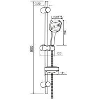 Товар: Душевой гарнитур Orange O-Shower OS904cr Хром - фото 5 Душевой гарнитур Orange O-Shower OS904cr Хром — фото 5, Душевое оборудование. Душевая программа