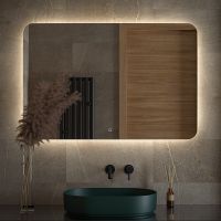 Товар: Зеркало Defesto Opti 120x80 DF 2810SH с подсветкой 38W-4500К/Сенсорный выключатель/Нейтральный белый свет - фото 2 Зеркало Defesto Opti 120x80 DF 2810SH с подсветкой 38W-4500К/Сенсорный выключатель/Нейтральный белый свет — фото 2, Мебель для ванной