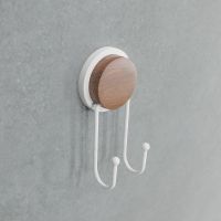 Двойной крючок Fixsen Magic White FX-47005A Белый матовый — фото 3, Крючки для полотенец