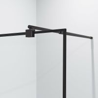 Душевая перегородка Niagara Nova 120 NG-685-12BLACK профиль Черный стекло прозрачное — фото 2, Душевые перегородки