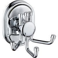 Тройной крючок Ростовская Мануфактура Сантехники A5022 Хром — фото 1, Крючки для полотенец